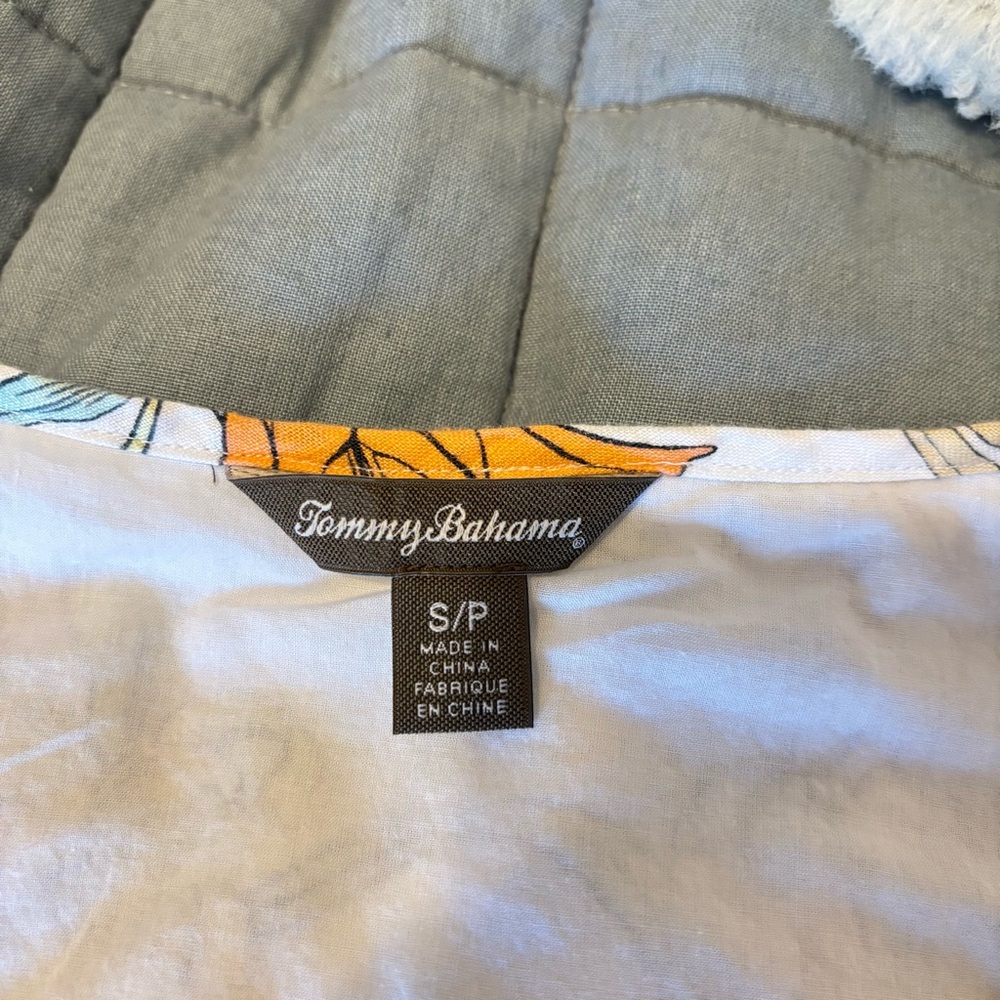 Tommy Bahama Linen Shift Dress S EUC - Picture 5 of 5
